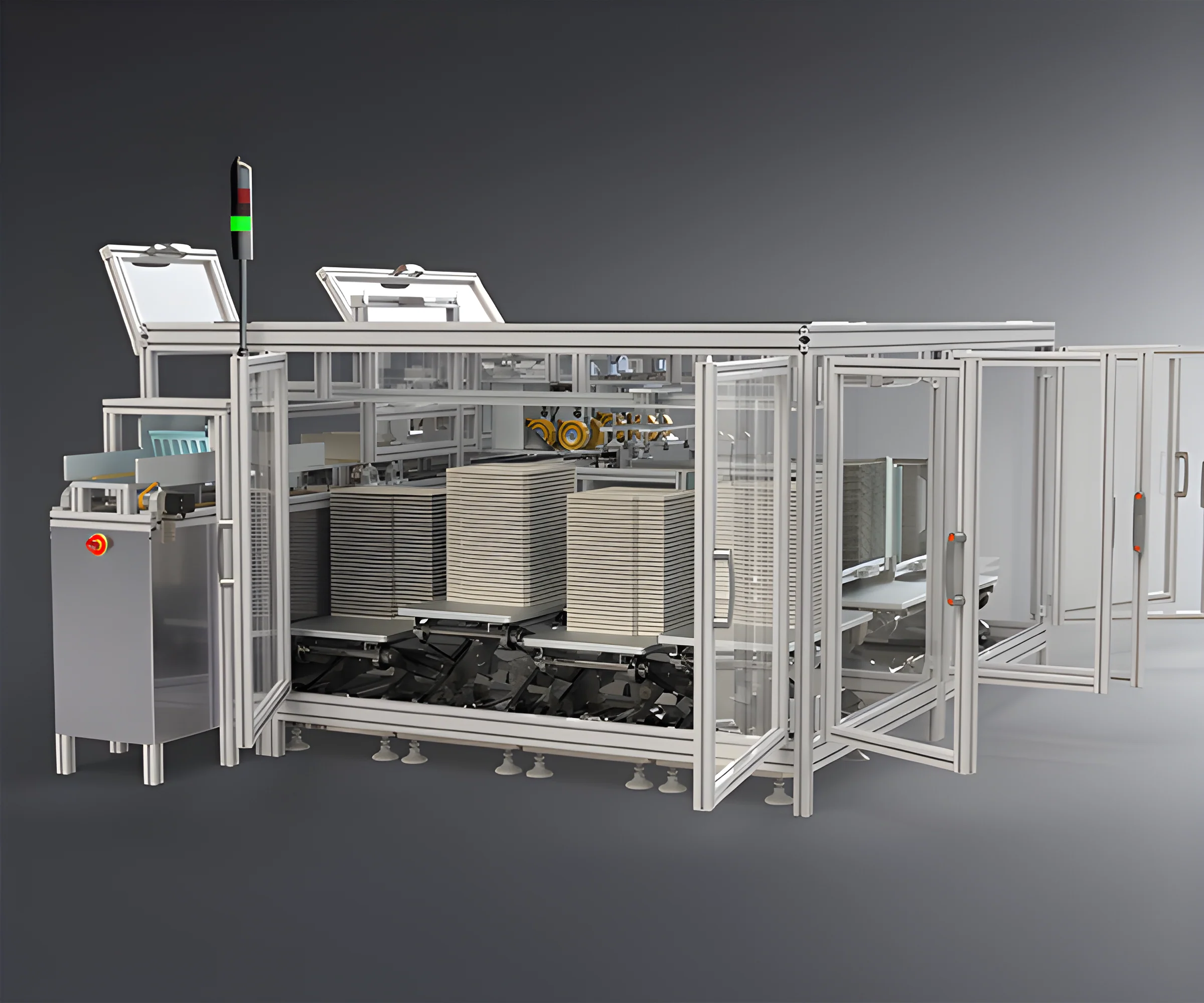 Servicing access and modular frame