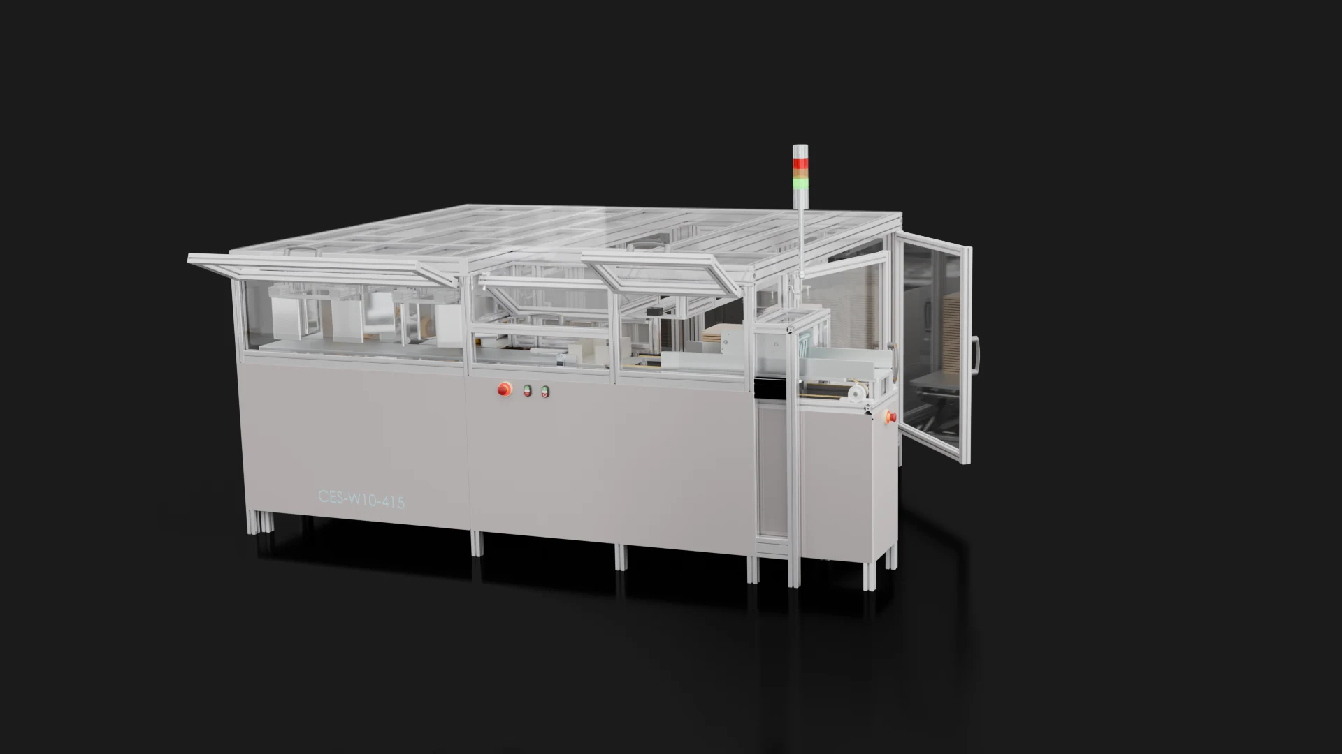 Fulfillment Packaging Machine — studio CAD render